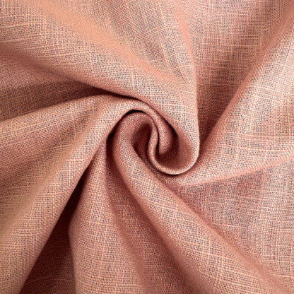 Lin uni vieux rose