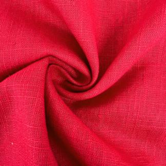 Lino tinta unita rosso