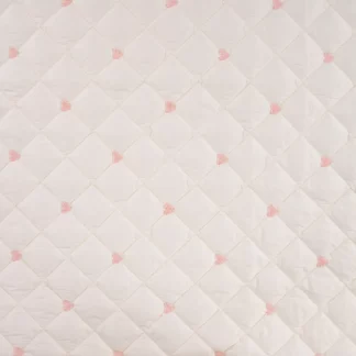 Quilt Hearts ecru