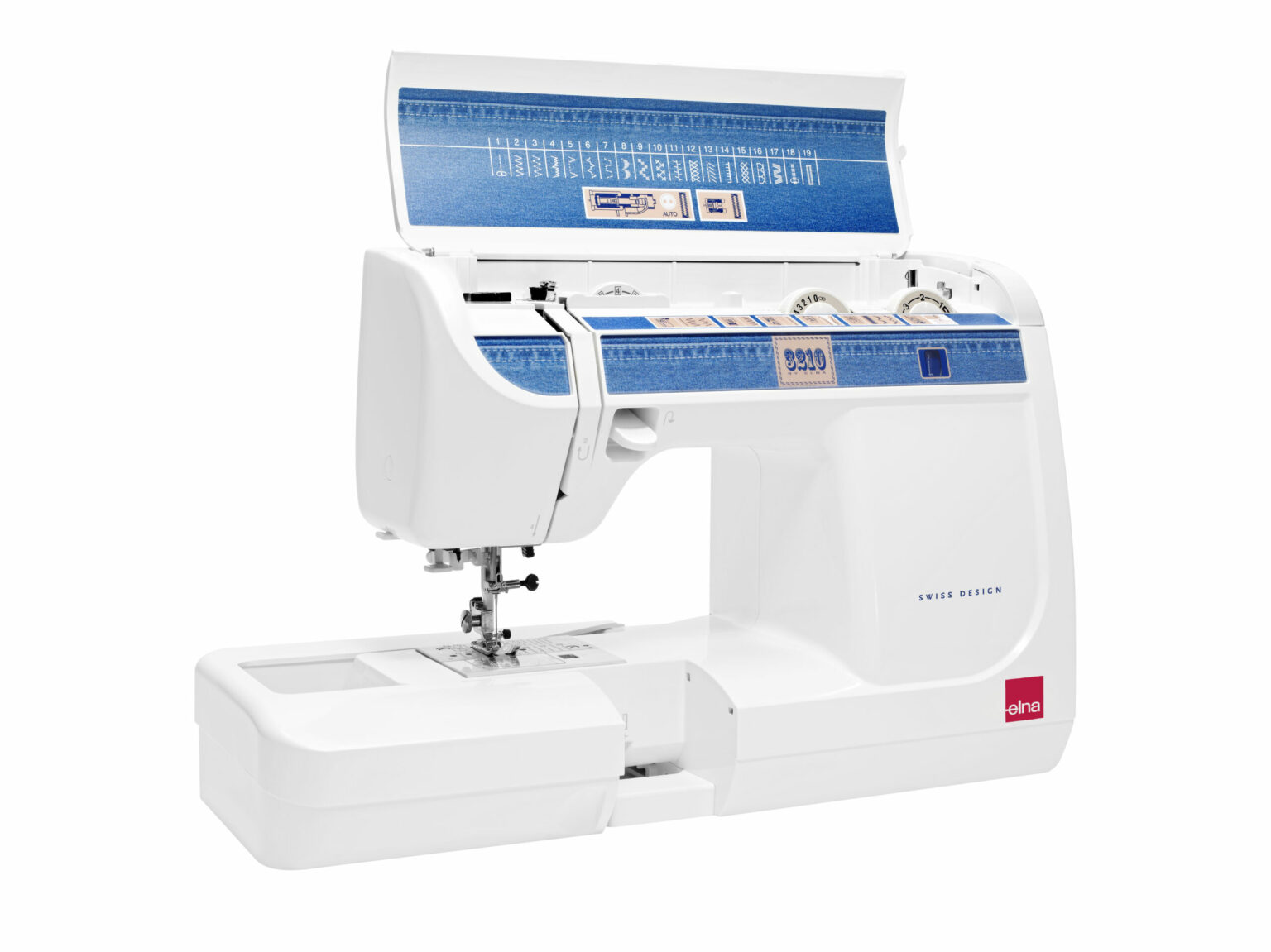 ELNA mechanische Nähmaschine 3210 designed for jeans – Bild 3