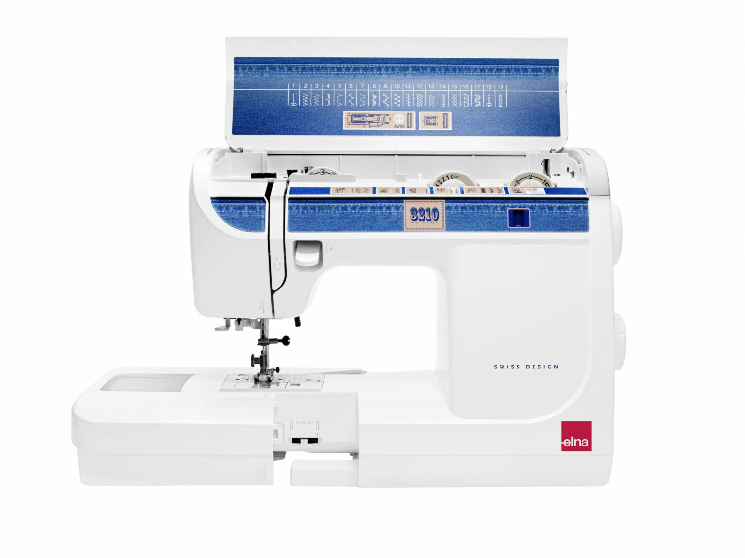 ELNA mechanische Nähmaschine 3210 designed for jeans – Bild 4