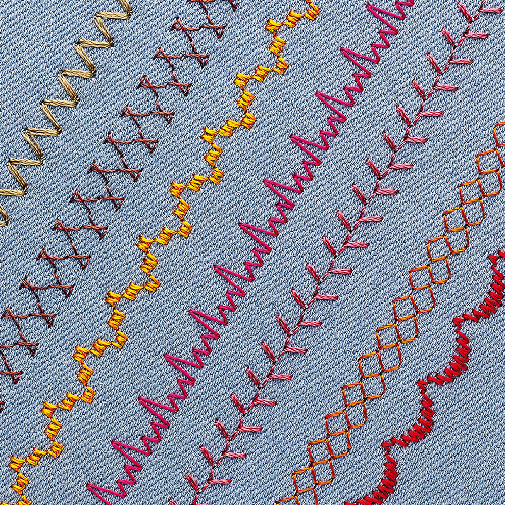 ELNA mechanische Nähmaschine 3210 designed for jeans – Bild 8