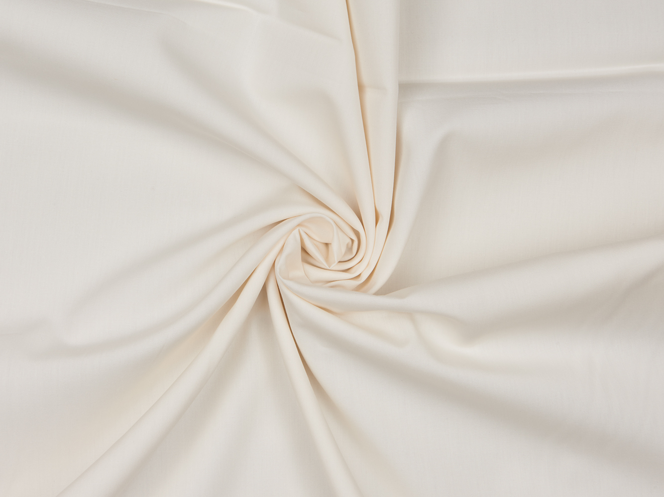 Popeline de coton écru