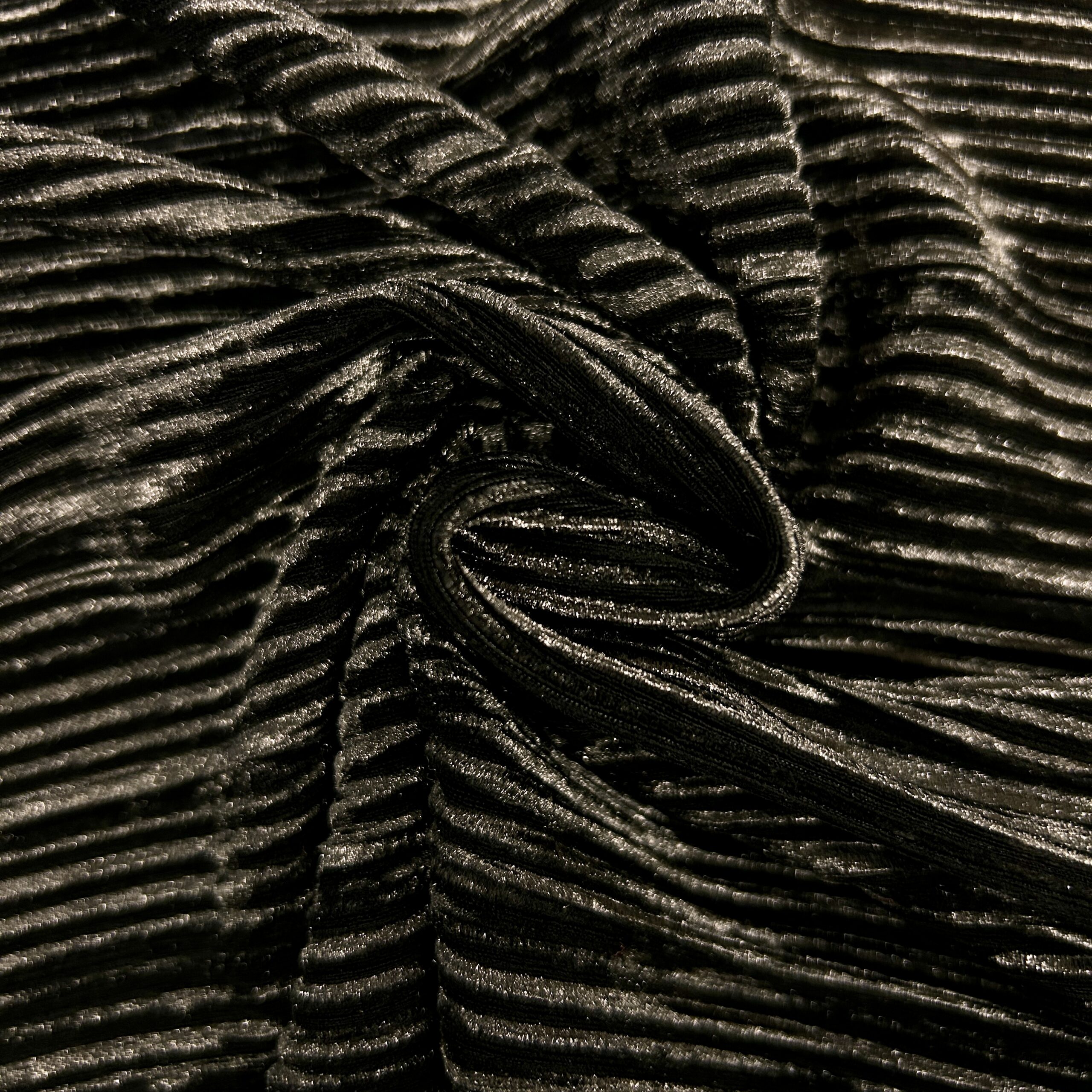 Velluto Plisse "Glamour" - Store plissé en velours