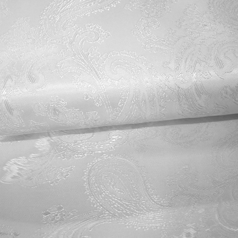 Jacquard Doublure Paisley - Noir/Blanc