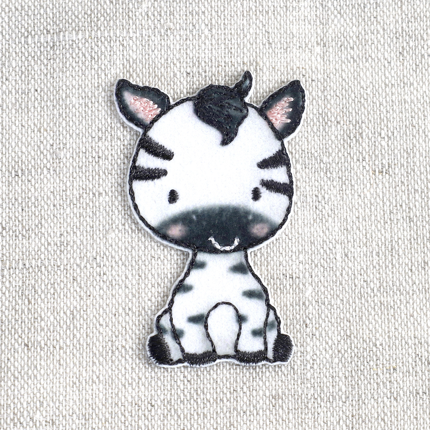 Badge termico Zebrato