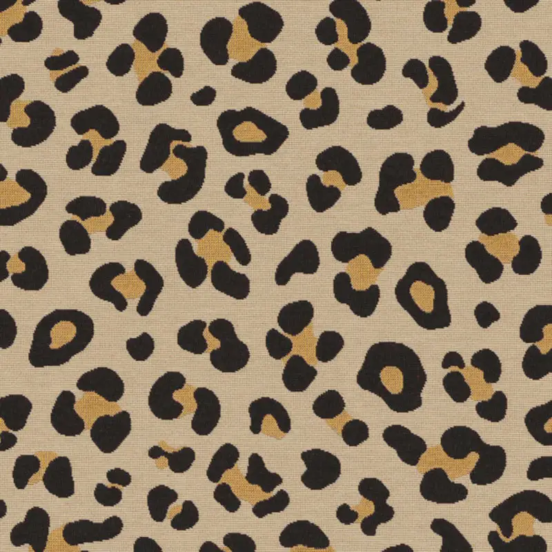 Jacquard Animal Leopard Hide