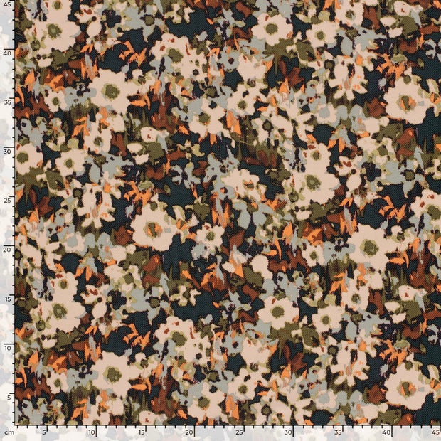 Tessuto moda Flower Power - immagine 3