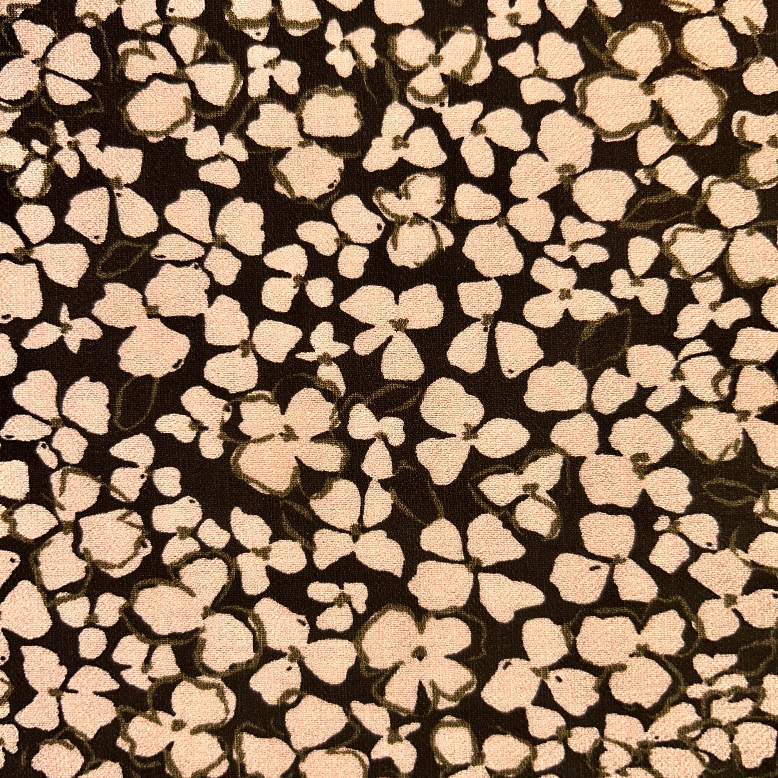 Crepe di viscosa a fiori piccoli - immagine 2