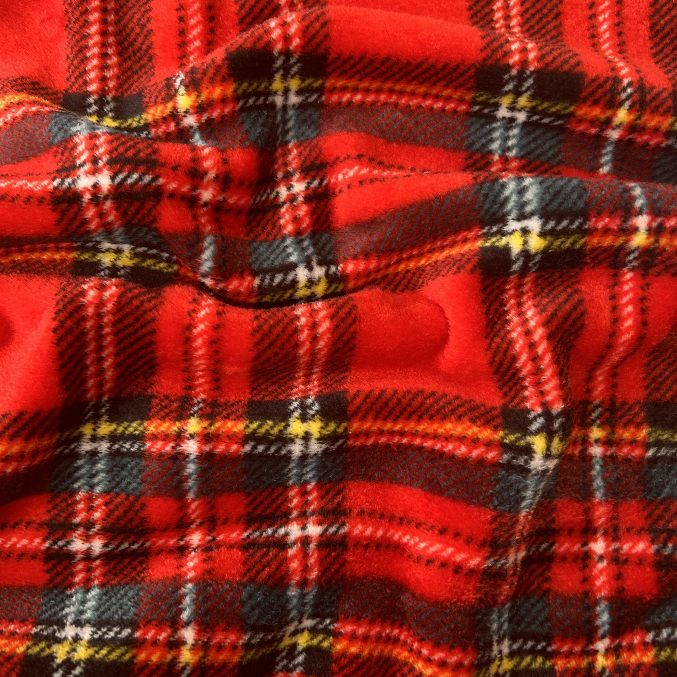 Flanella in pile tartan