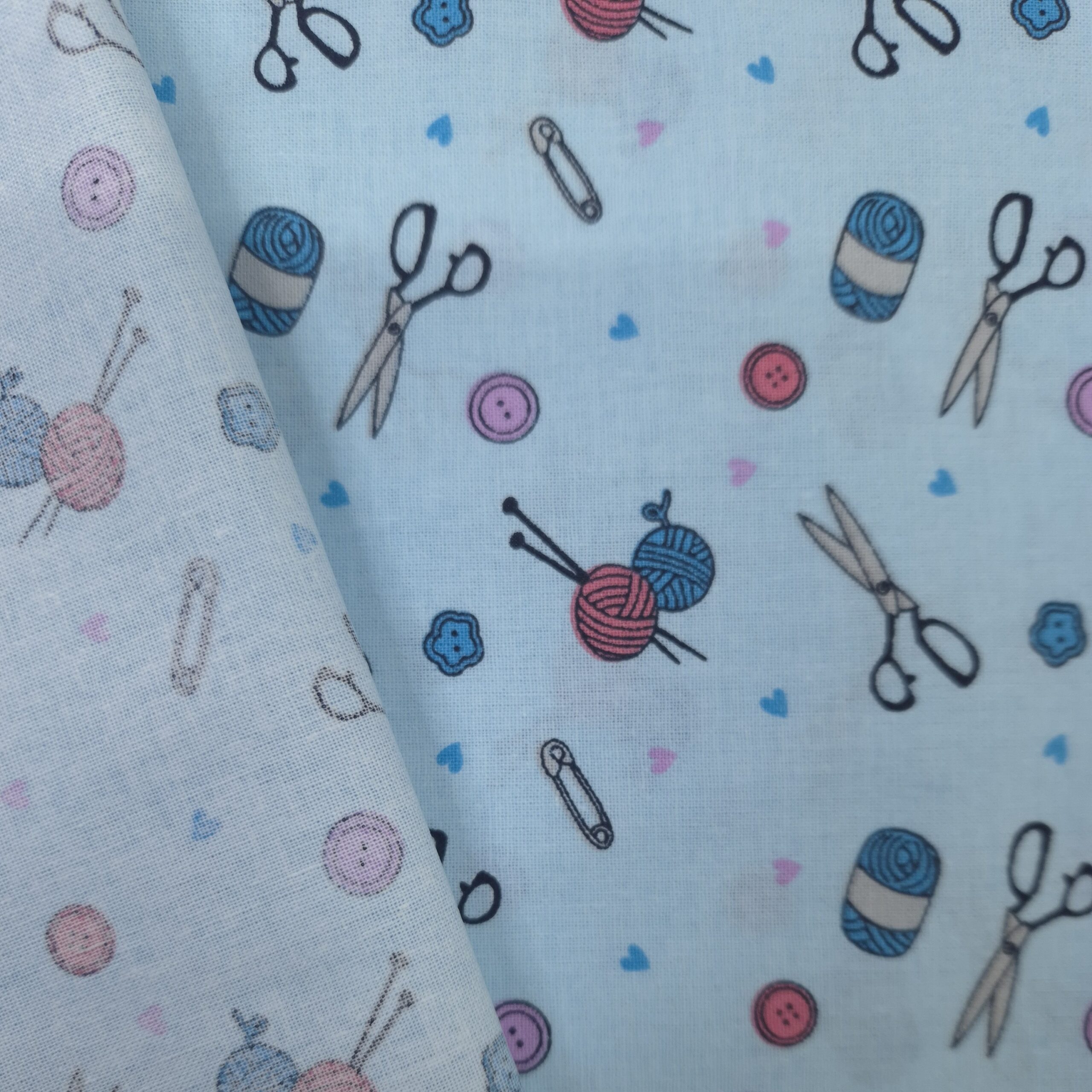 Tissu en coton Happy Sewing – Image 3