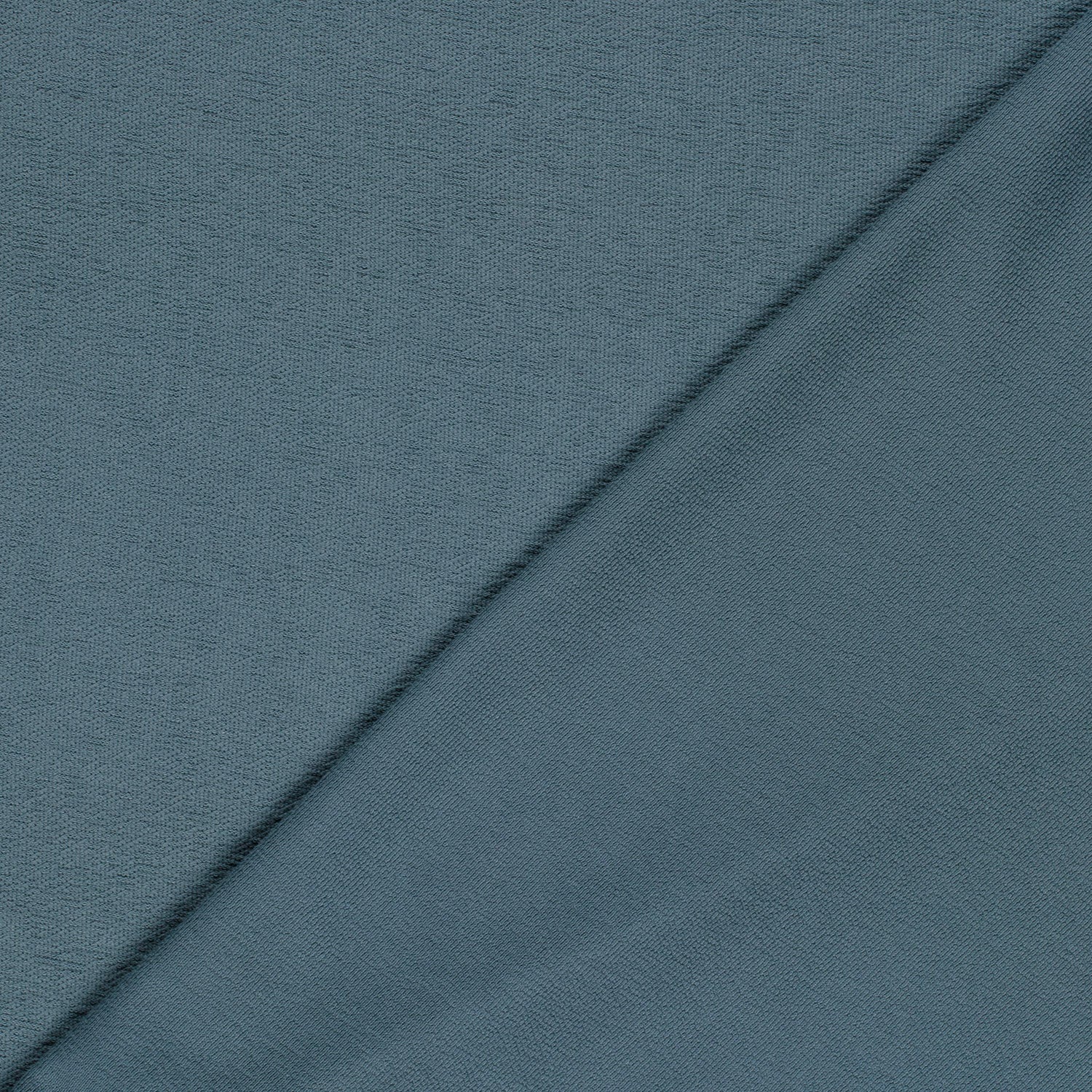 Baby Terry Crepe Uni - Bleu acier – Image 2