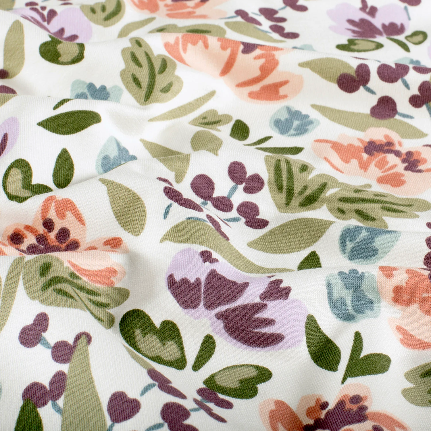 Sprout French Terry / Flowers