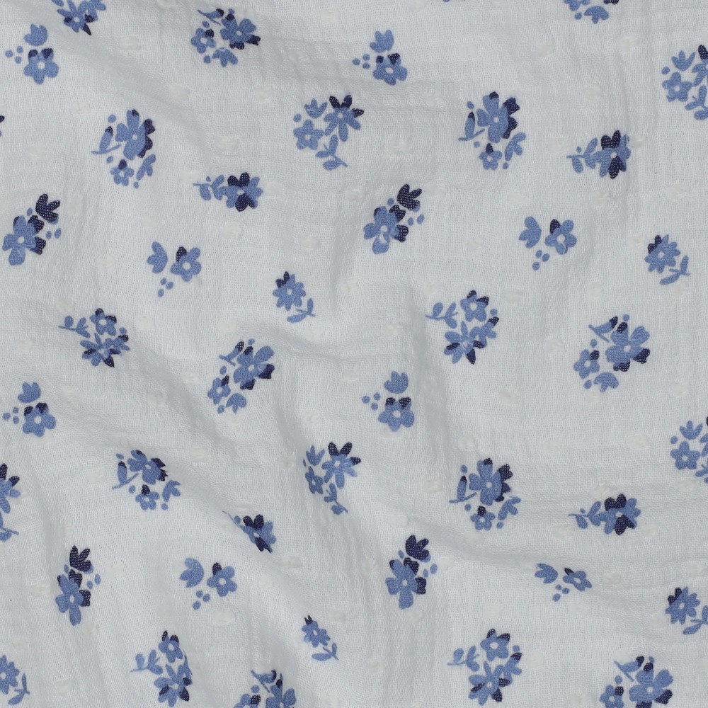 Mousseline Dobby Floral Texture
