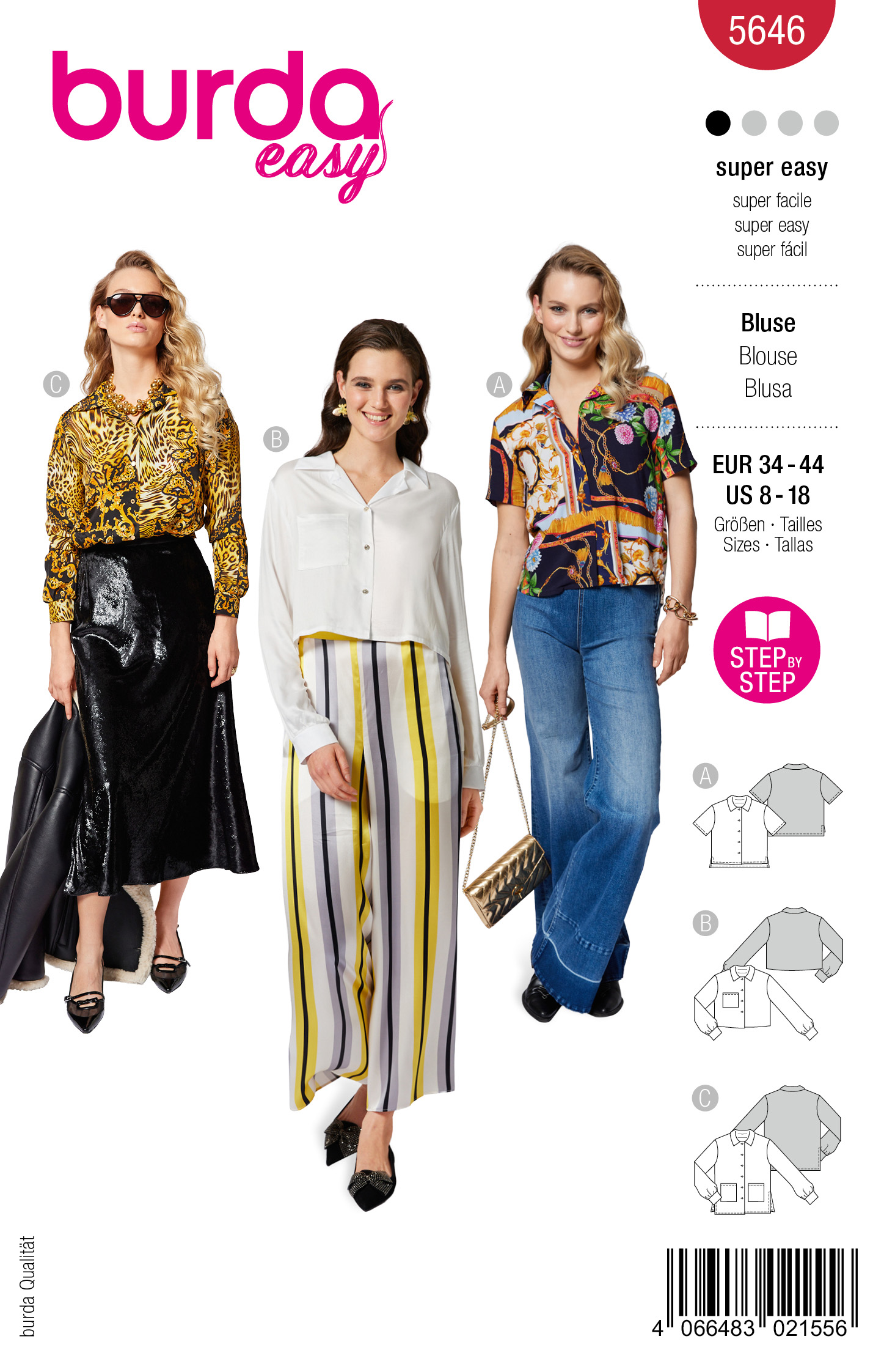 Patrons Burda, blouse