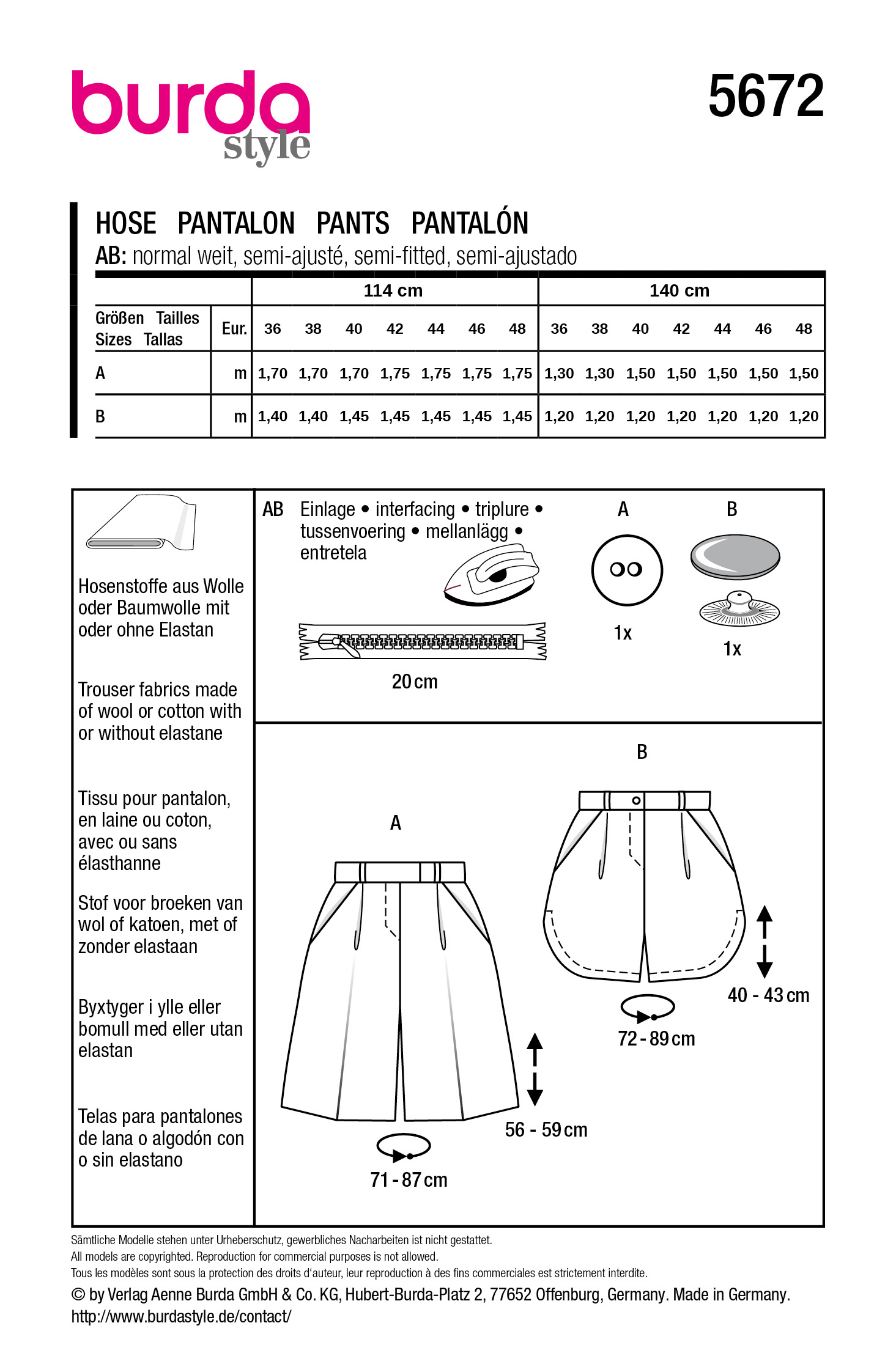 Patrons Burda, short – Image 2