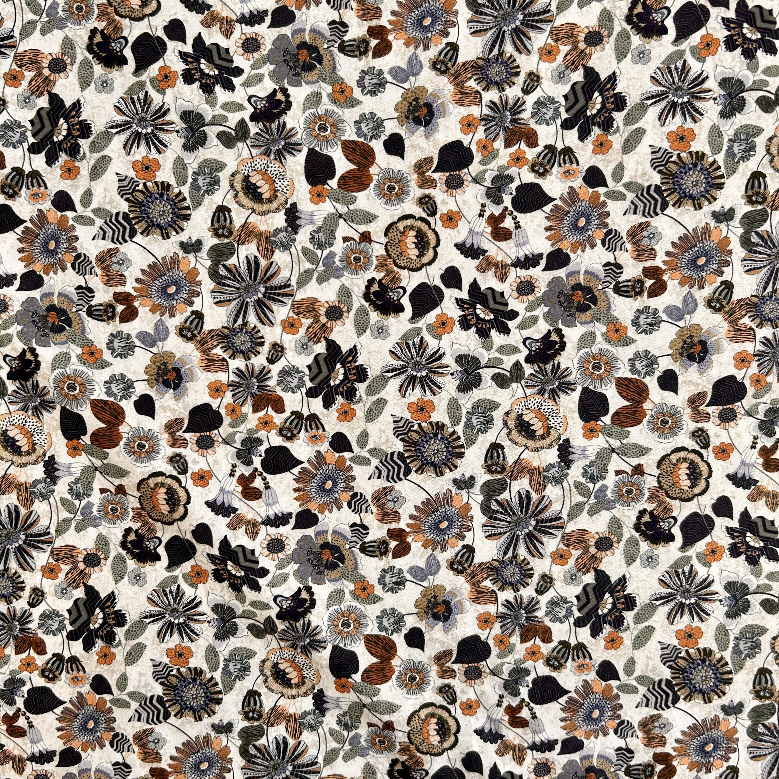 Cotton Popelin Flowers