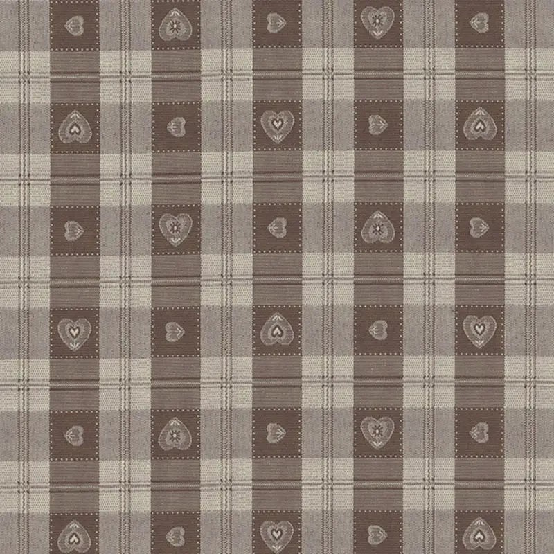 Maison de campagne Heart Check Marron