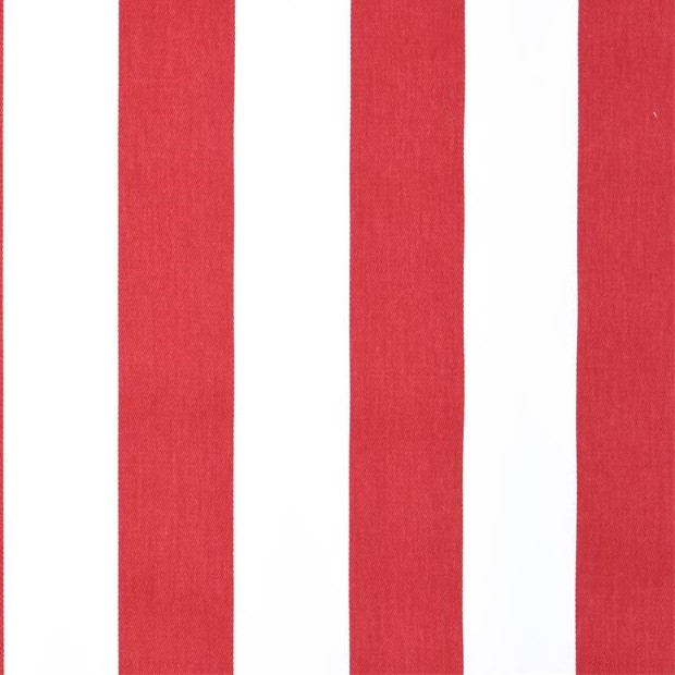 Tessuto decorativo Serge Vaucluse Canadienne - Navy & Red - immagine 2