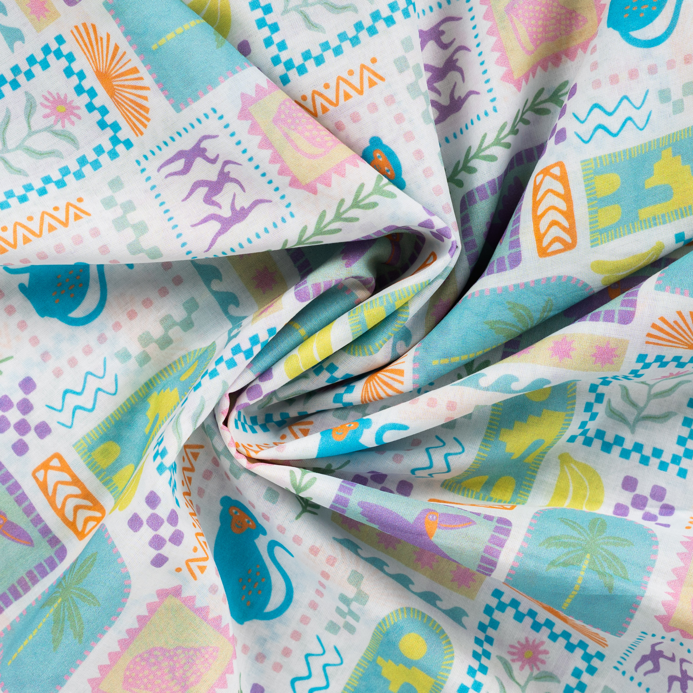 QJUTIE Cotton Voile „Floral Print“