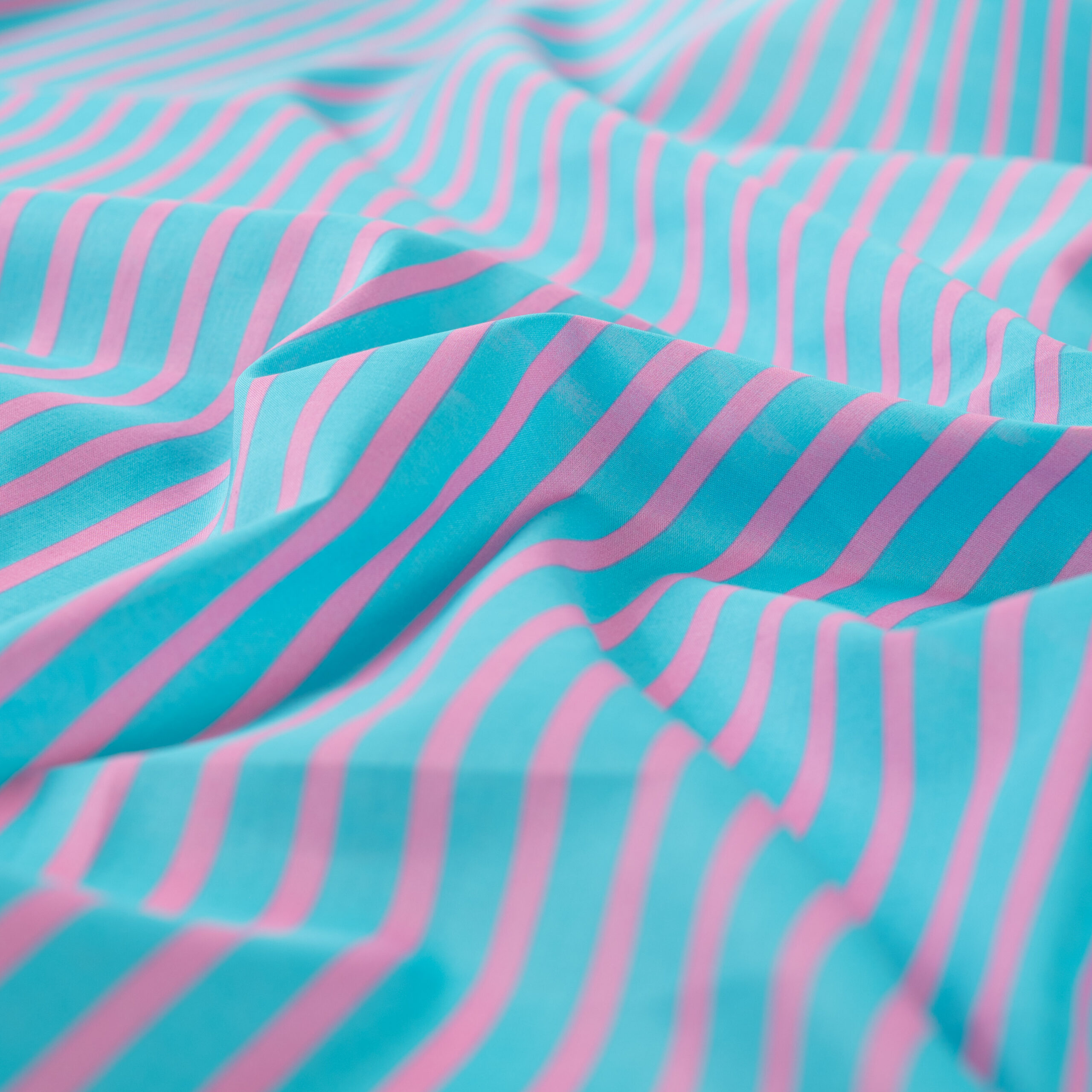 ENJOY Baumwoll-Print Blue Stripes