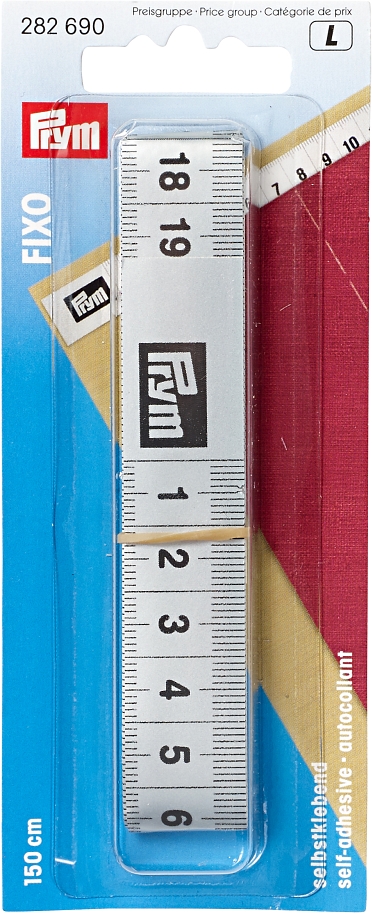 Prym Mètre ruban autocollant FIXO Plus