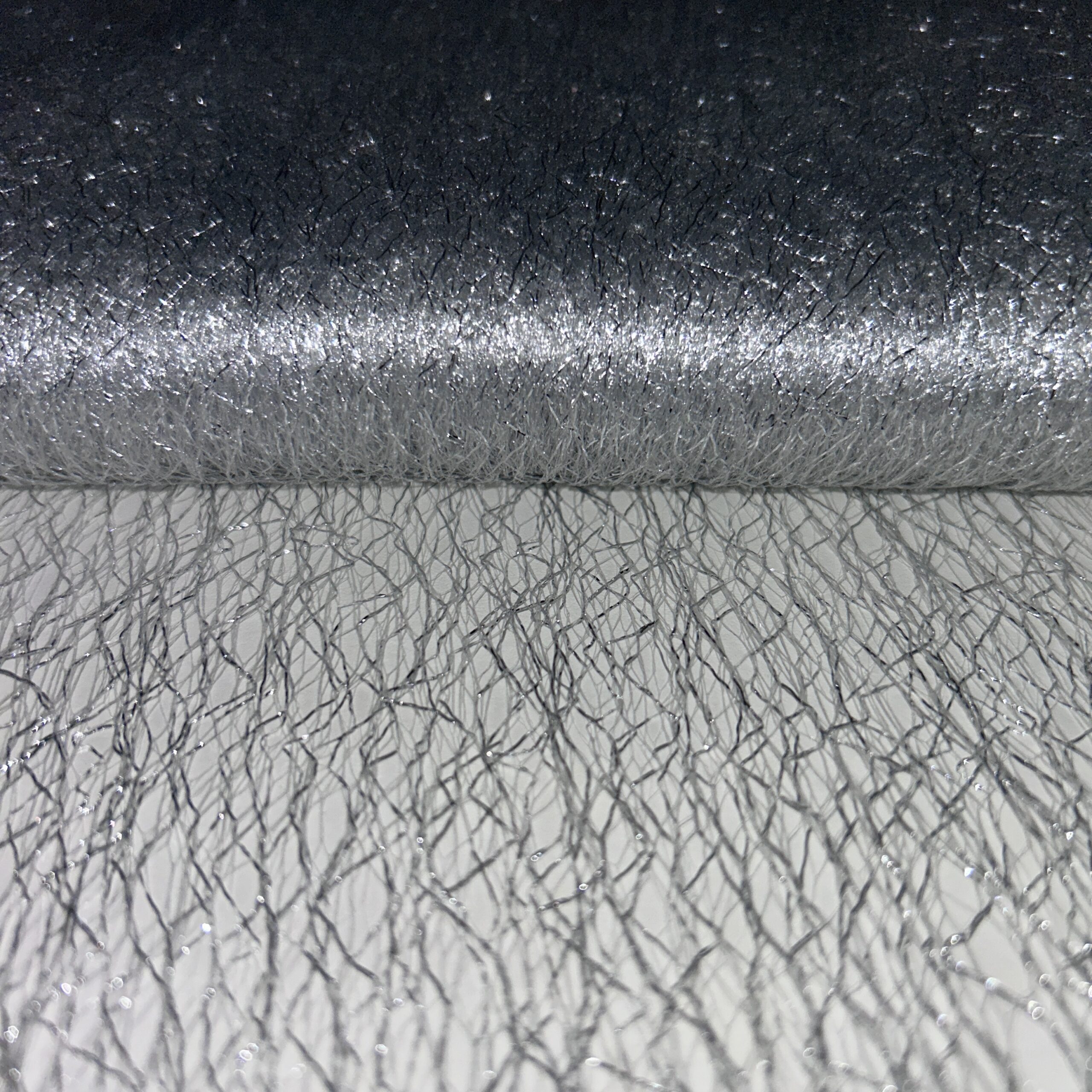 Tulle lurex fantasia - argento e oro - immagine 3