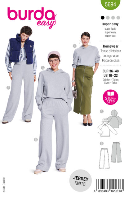 Burda Schnittmuster, Hoodie und Jogginghose