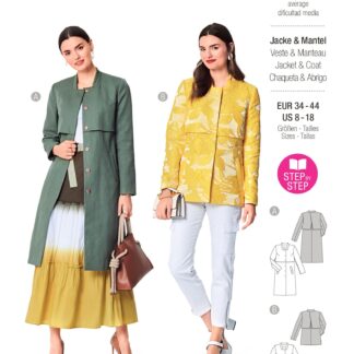 Cartamodello Burda, giacca e cappotto