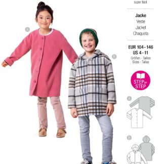 Modelli Burda, cappotto per bambini