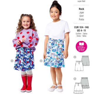 Modello Burda, gonna