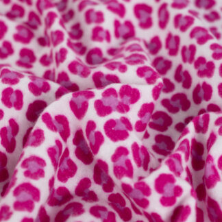 Qjutie Flannel Léopard violet