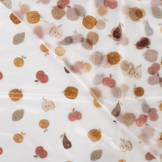 Qjutie Raincoat transparent fruits